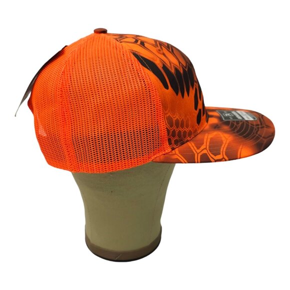Kryptek Hunter Orange Black Mesh Snapback Cap Trucker Hat Duck Richardson NEW - Picture 12 of 14
